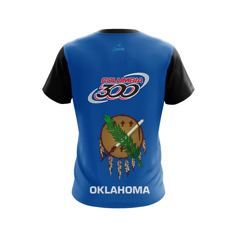 Columbia 300 Oklahoma Flag CoolWick Bowling Jersey