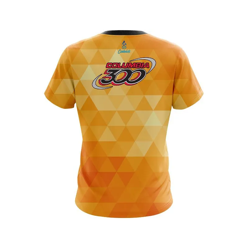 Columbia 300 Orange Triangle CoolWick Bowling Jersey