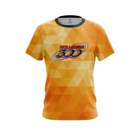 Columbia 300 Orange Triangle CoolWick Bowling Jersey