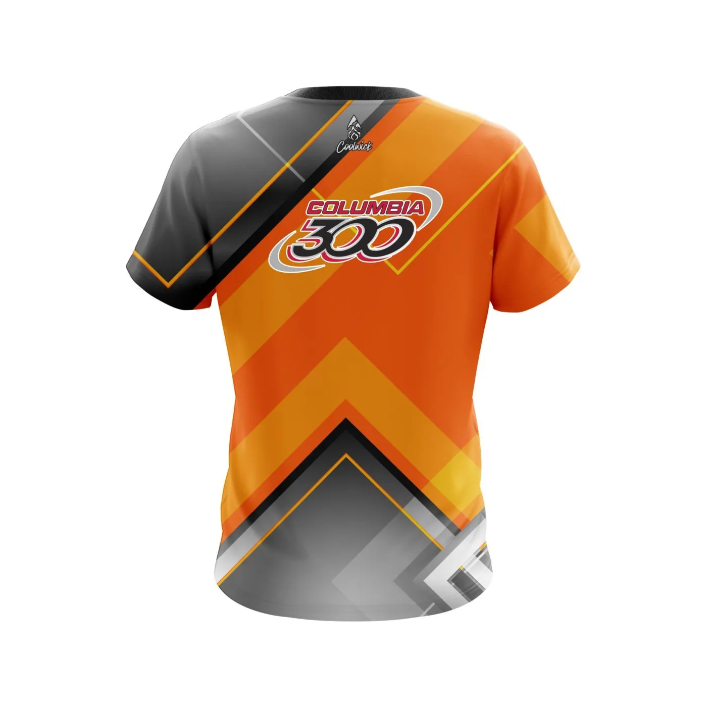 Columbia 300 Orange Veneer CoolWick Bowling Jersey