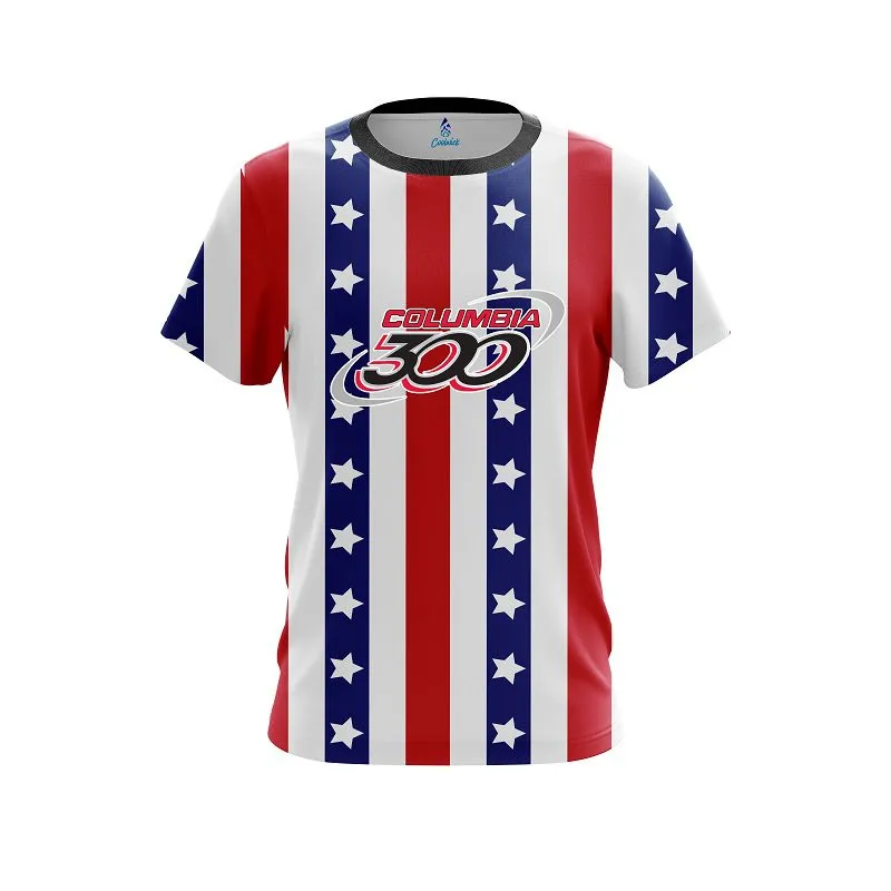 Columbia 300 Patriot CoolWick Bowling Jersey