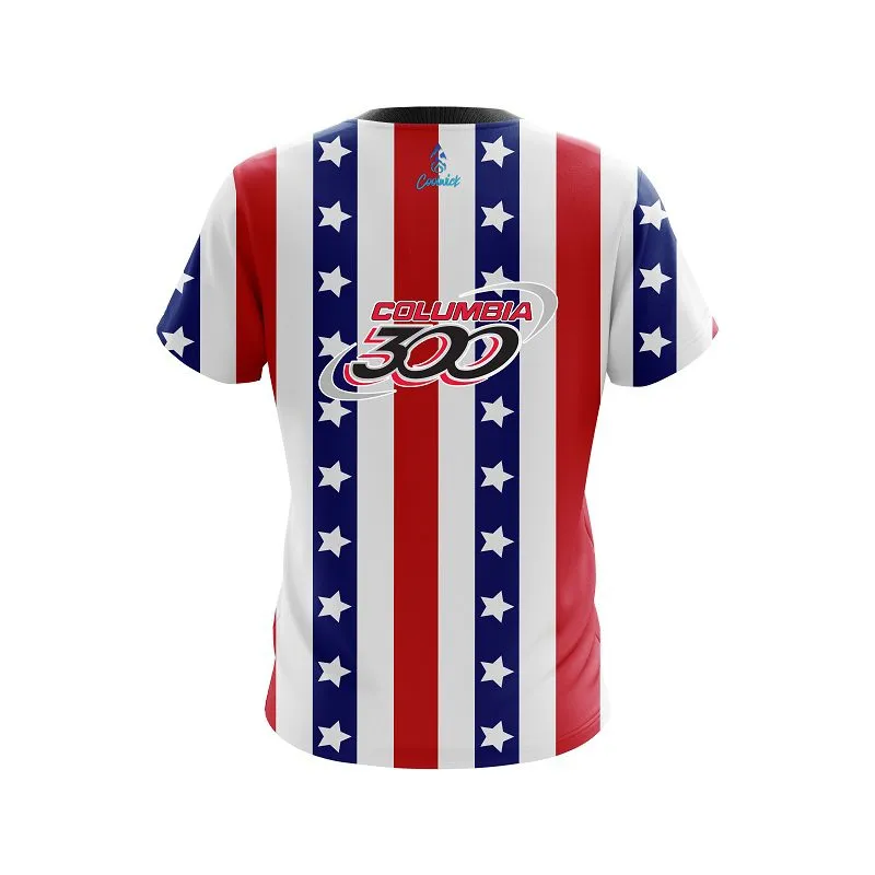 Columbia 300 Patriot CoolWick Bowling Jersey