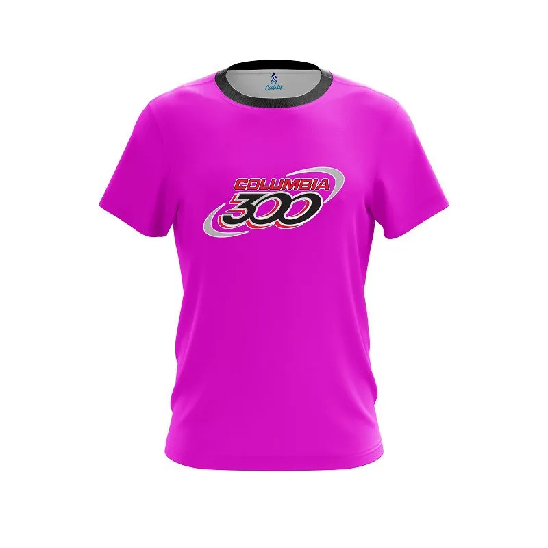 Columbia 300 Pink  CoolWick Bowling Jersey