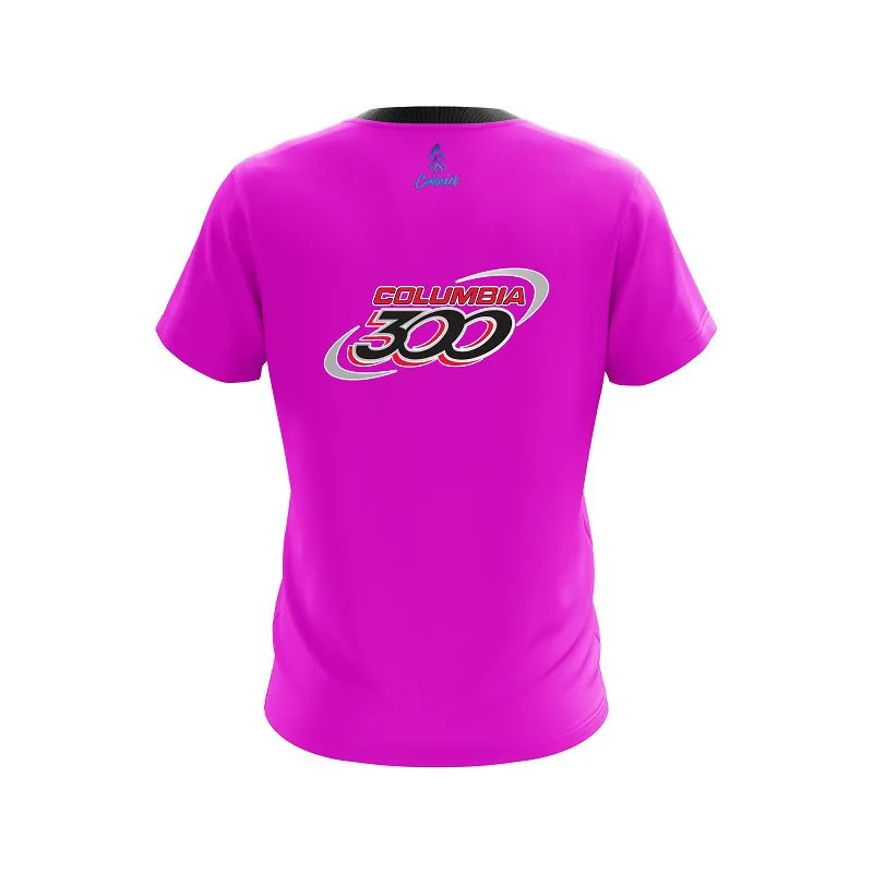 Columbia 300 Pink  CoolWick Bowling Jersey