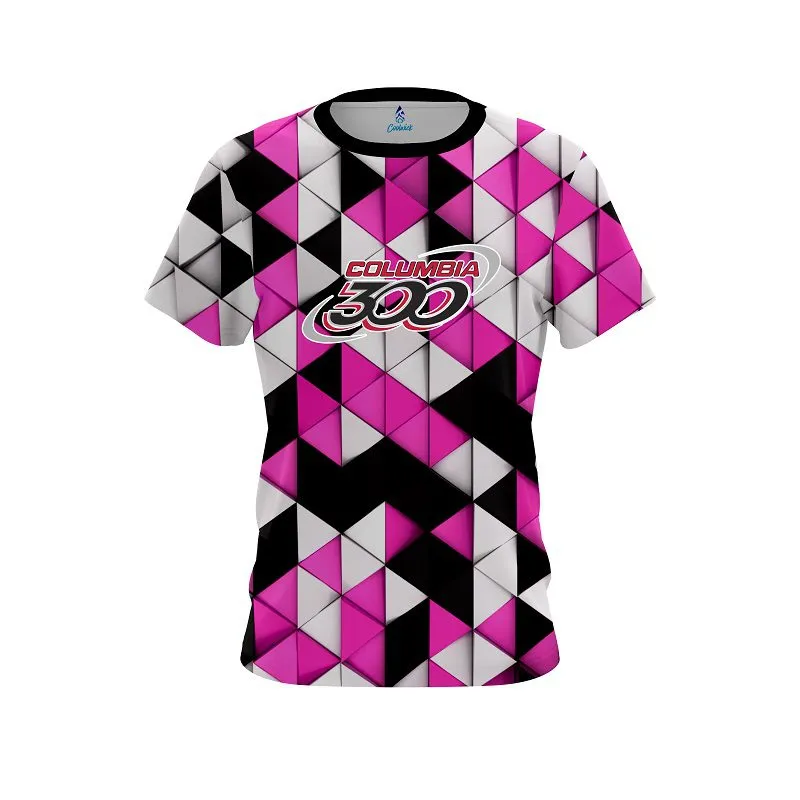 Columbia 300 Prism Pink CoolWick Bowling Jersey