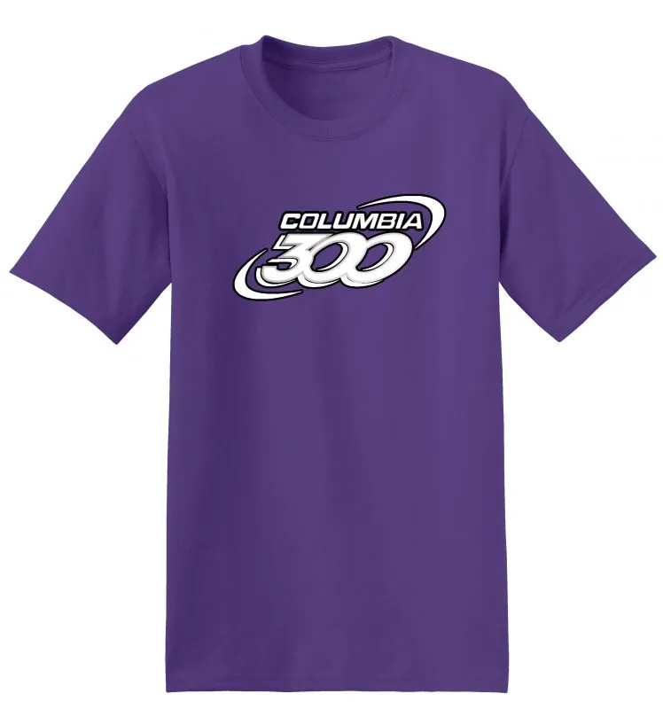 Columbia 300 Purple Coolwick Bowling T-Shirt