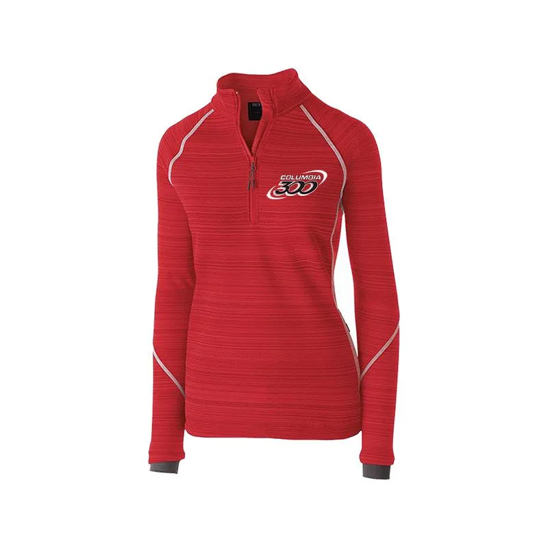 Columbia 300 Red Nitrous Ladies Deviate Bowling Pullover