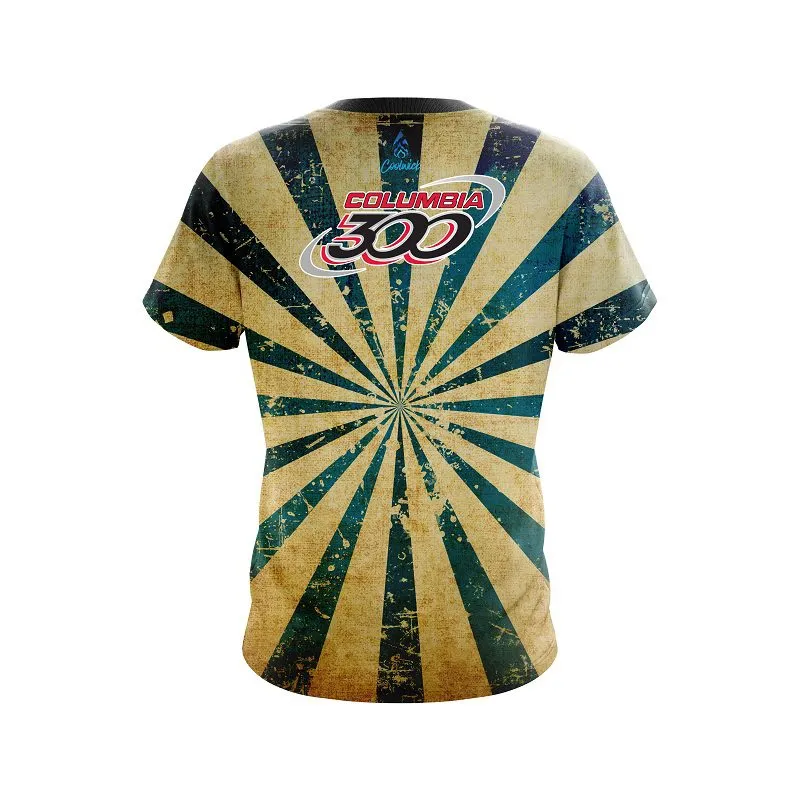 Columbia 300 Retro Grunge 2 CoolWick Bowling Jersey