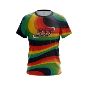 Columbia 300 Retro Grunge CoolWick Bowling Jersey