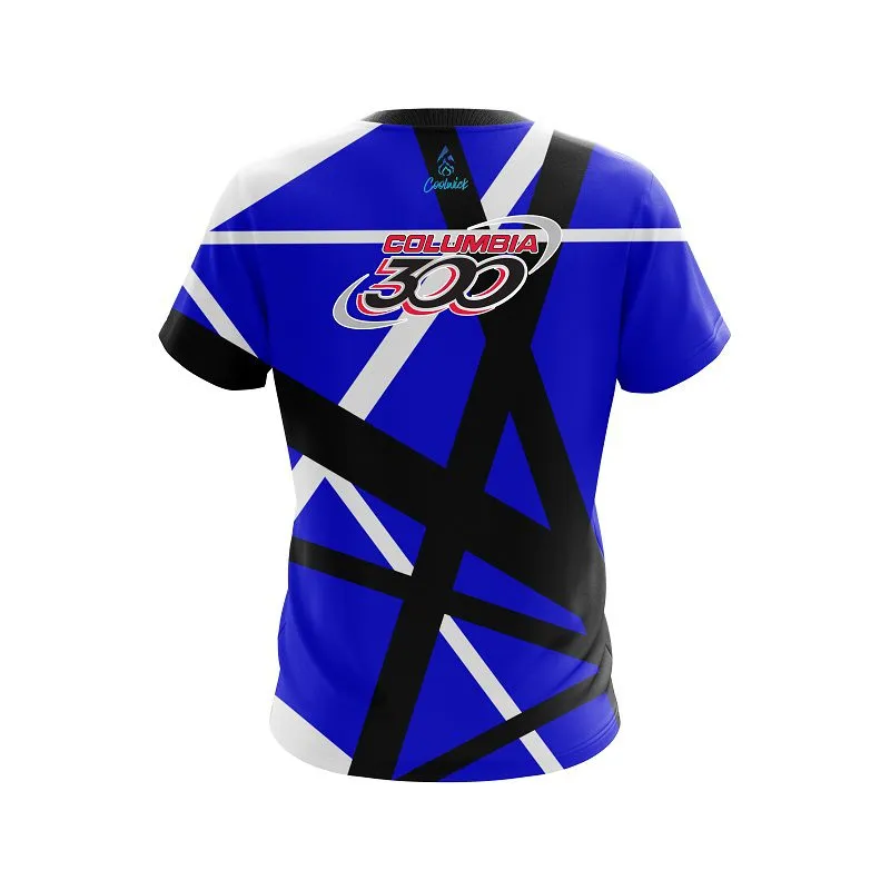 Columbia 300 Rocker Blue CoolWick Bowling Jersey