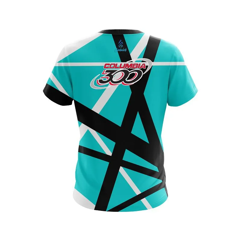 Columbia 300 Rocker Teal CoolWick Bowling Jersey