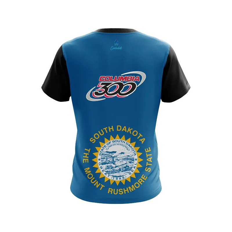 Columbia 300 South Dakota Flag CoolWick Bowling Jersey