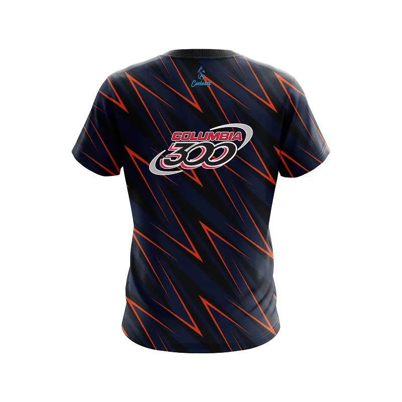 Columbia 300 Sport Zig Zag CoolWick Bowling Jersey