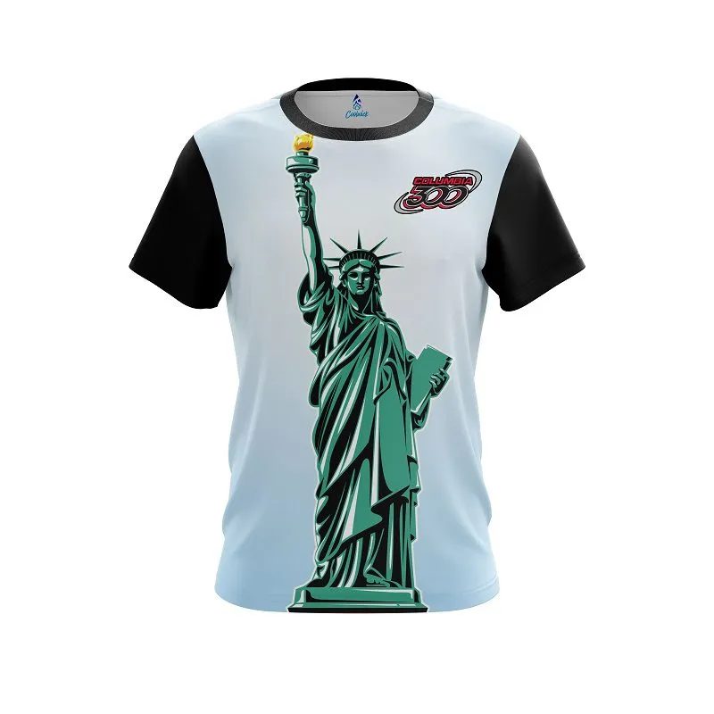 Columbia 300 Statue Of Liberty CoolWick Bowling Jersey