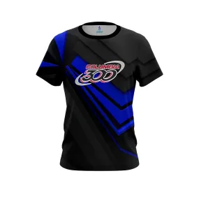 Columbia 300 Steaming Dynamic Blue CoolWick Bowling Jersey