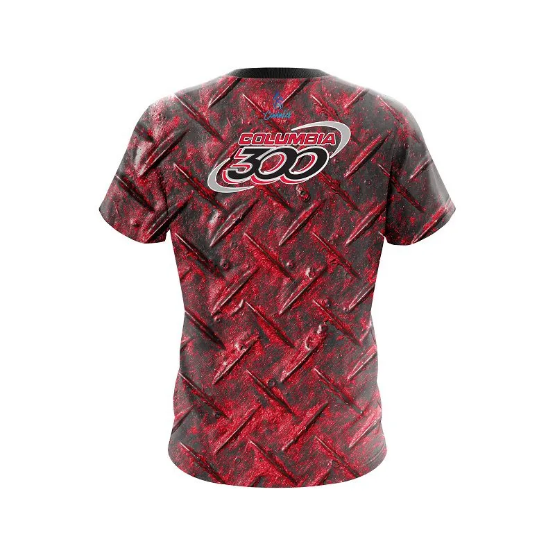 Columbia 300 Steel Red CoolWick Bowling Jersey