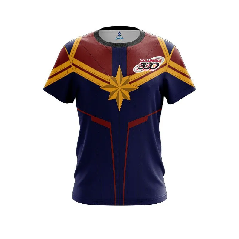 Columbia 300 Super Hero 7 CoolWick Bowling Jersey