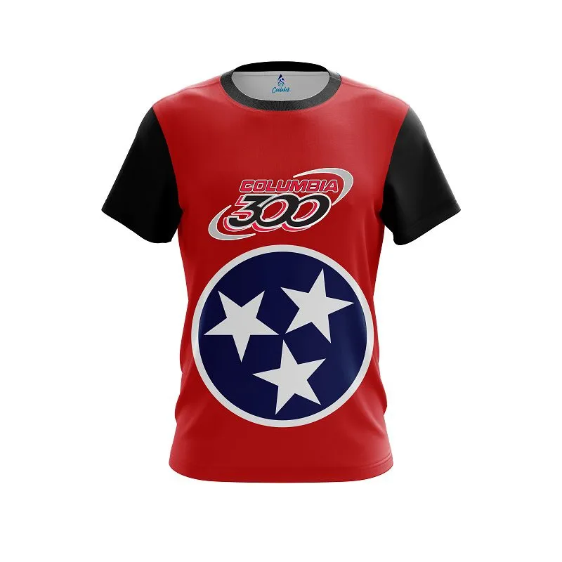 Columbia 300 Tennessee Flag CoolWick Bowling Jersey