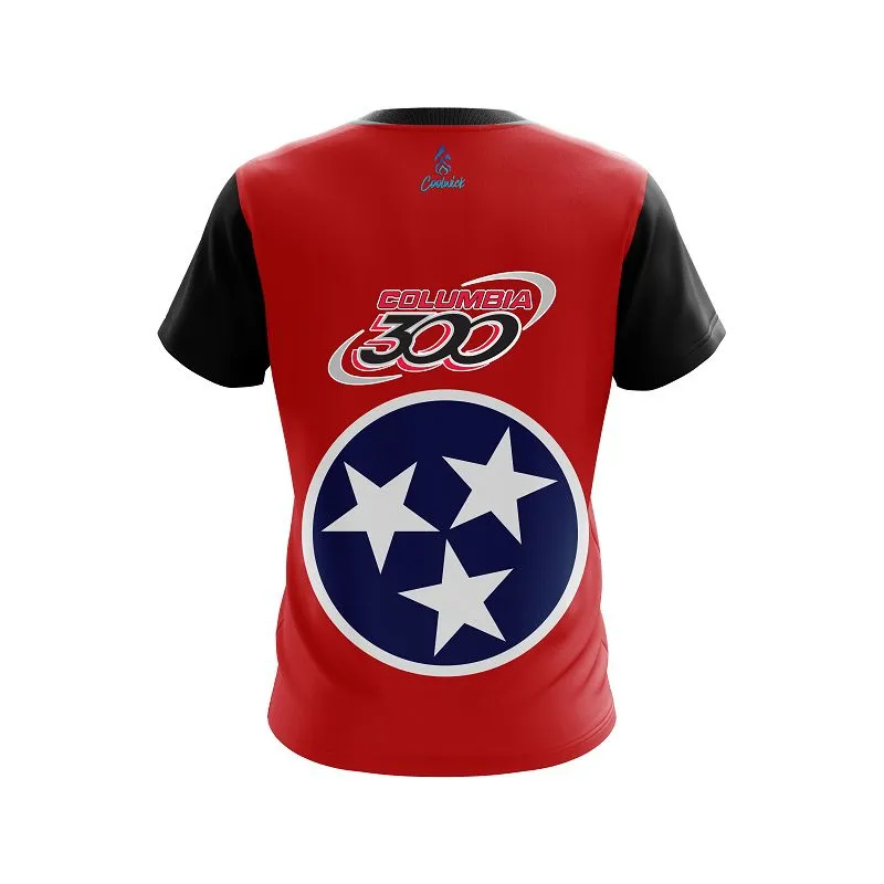 Columbia 300 Tennessee Flag CoolWick Bowling Jersey