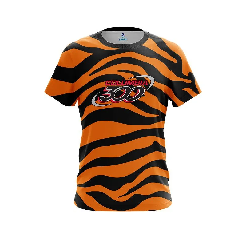 Columbia 300 Tiger Stripes CoolWick Bowling Jersey