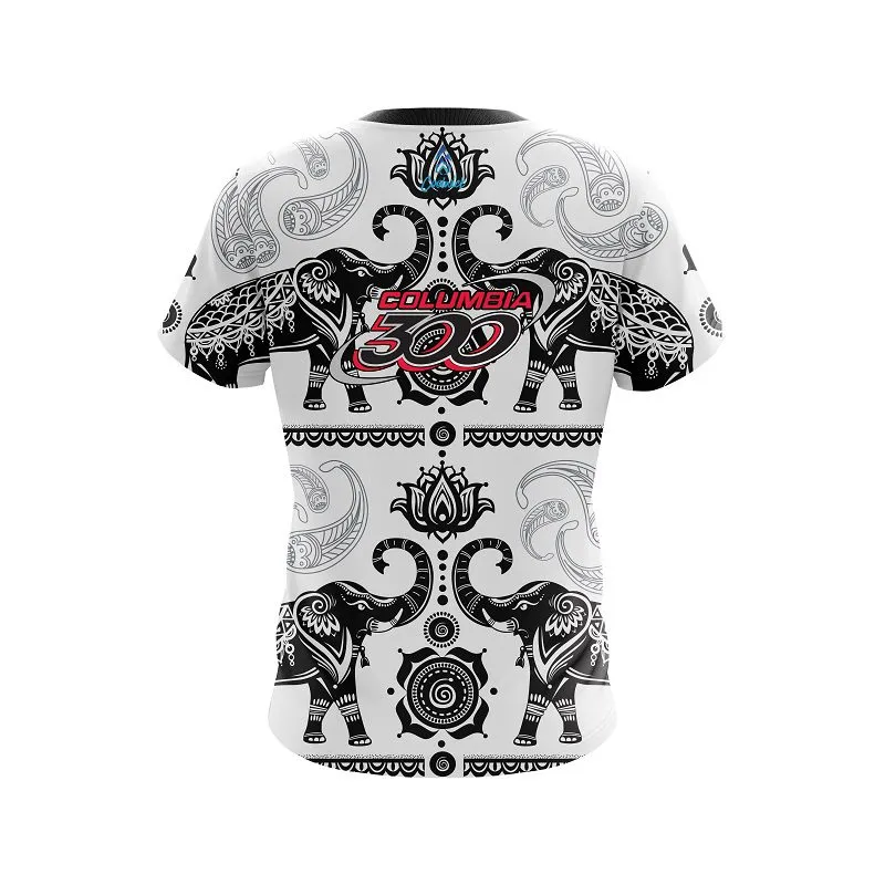 Columbia 300 Tribal Elephants CoolWick Bowling Jersey