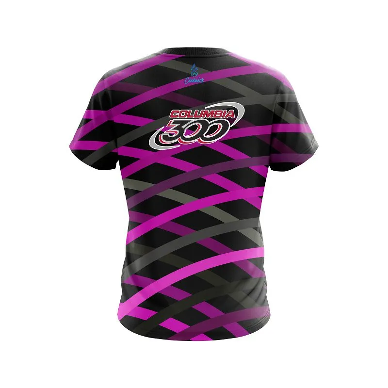 Columbia 300 Turmoil Pink CoolWick Bowling Jersey