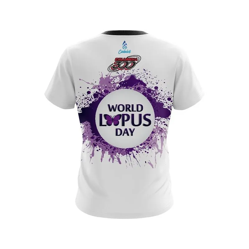 Columbia 300 World Lupus Cancer Awareness 2  CoolWick Bowling Jersey