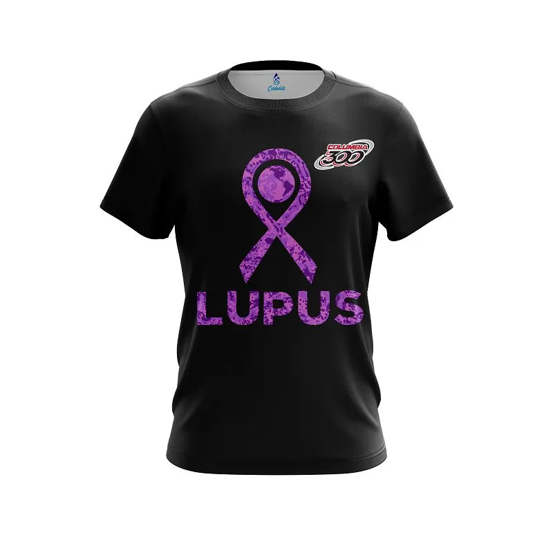 Columbia 300 World Lupus Cancer Awareness 4  CoolWick Bowling Jersey