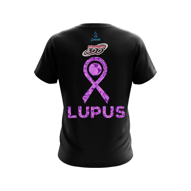 Columbia 300 World Lupus Cancer Awareness 4  CoolWick Bowling Jersey