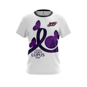 Columbia 300 World Lupus Cancer Awareness  CoolWick Bowling Jersey