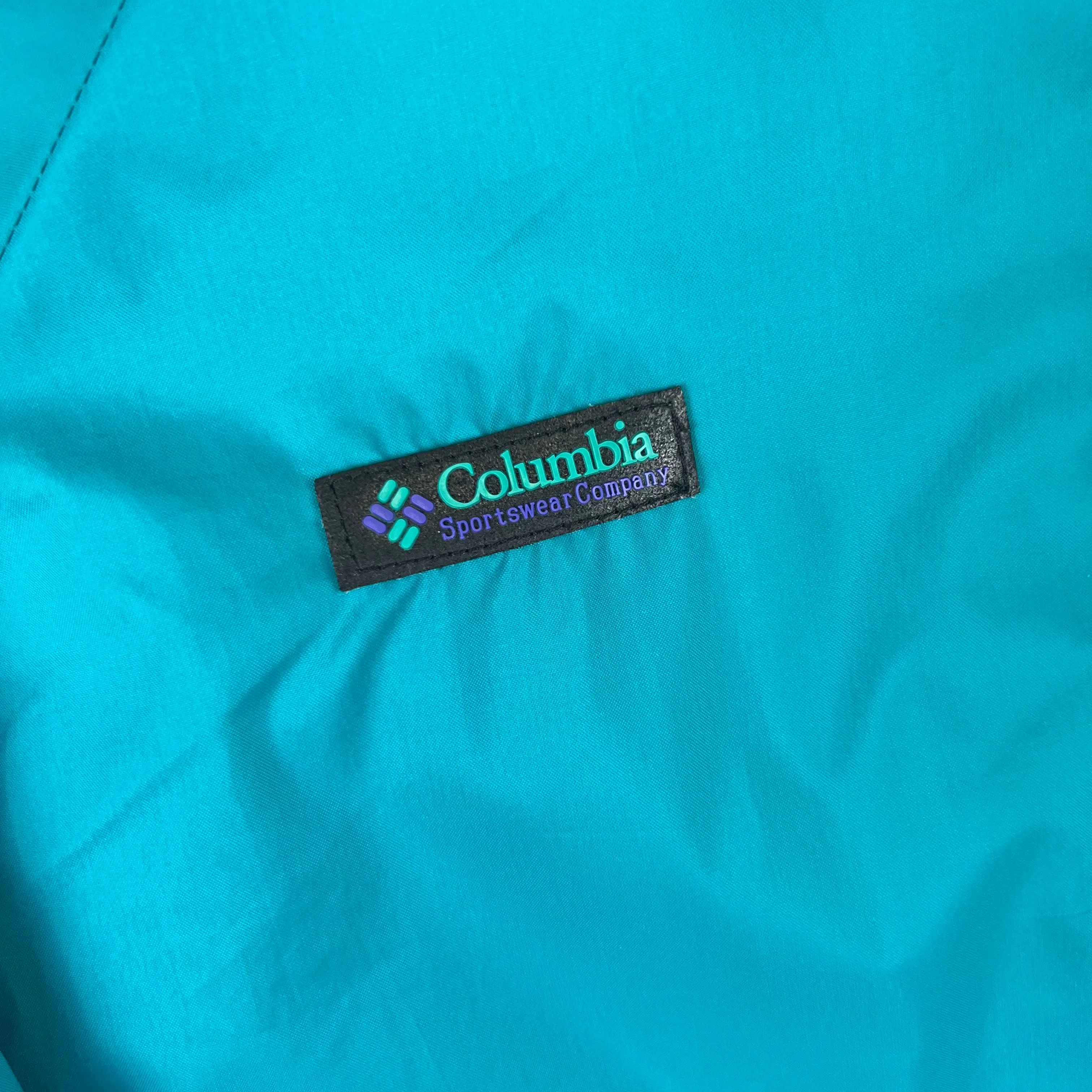 Columbia Sportswear Reversible Puffer Jacket Teal Purple