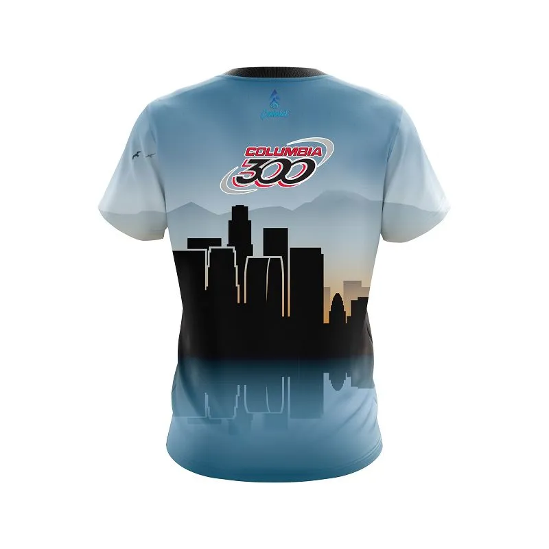 Columbia Tropical Los Angeles Skyline CoolWick Bowling Jersey