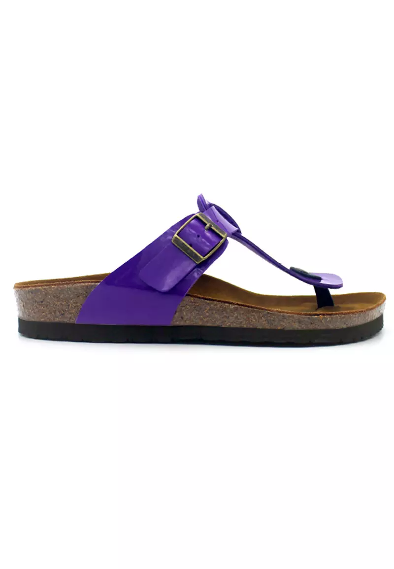Copenhagen - Glossy Purple Sandals & Flip Flops
