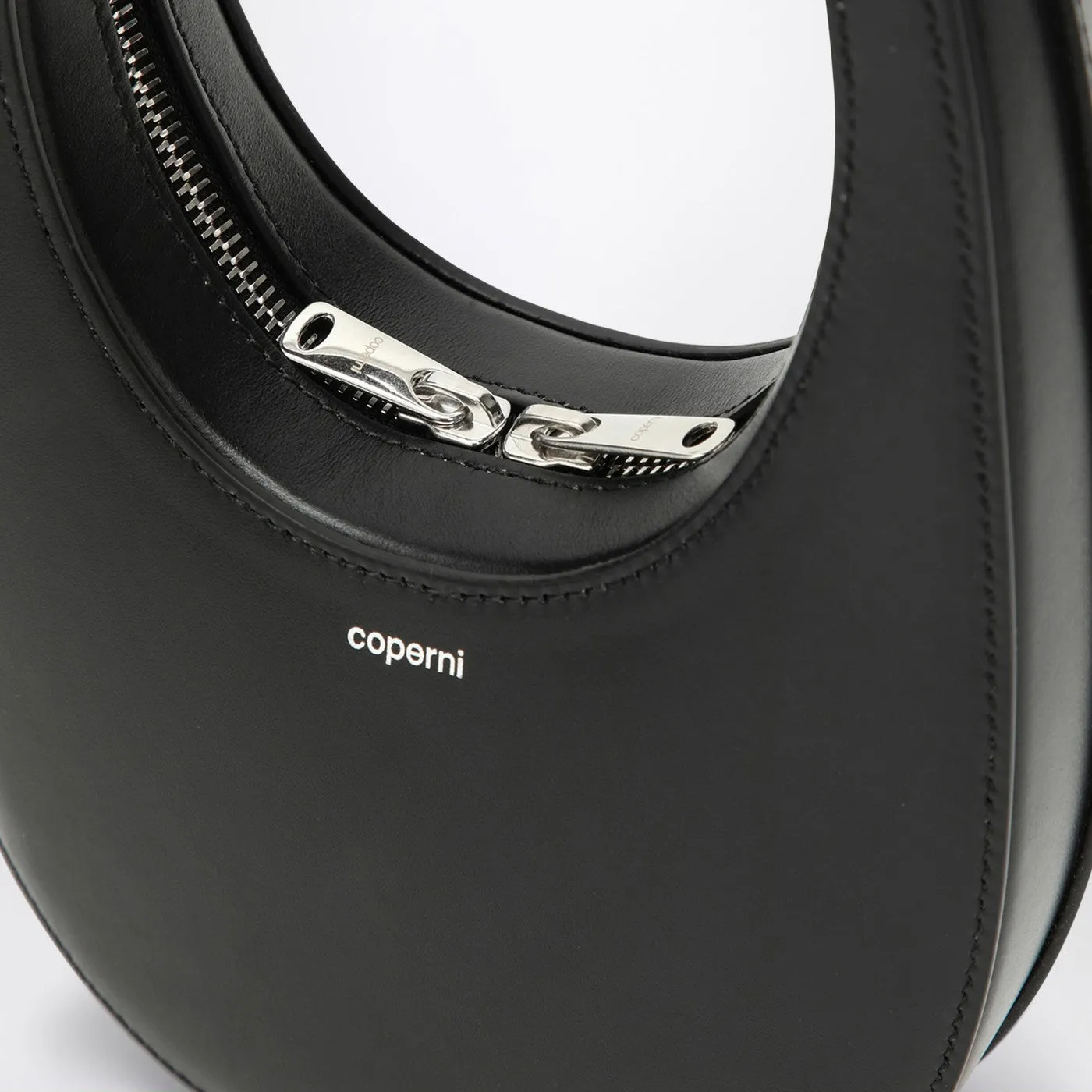 Coperni    Coperni Mini Black Leather Swipe Bag