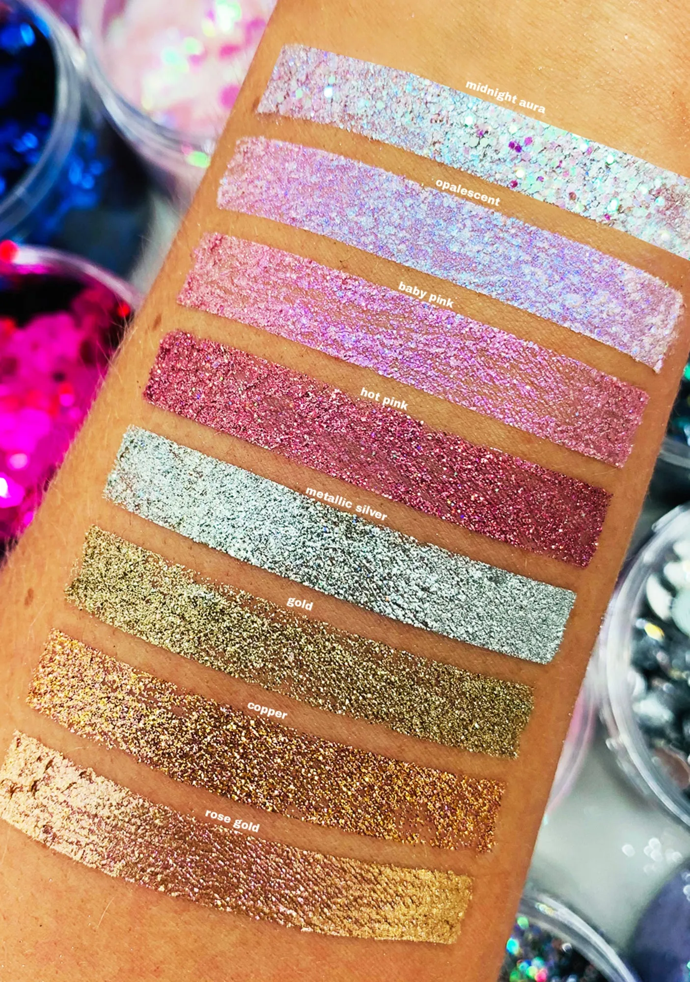 Copper Glitter Lids Liquid Eyeshadow-