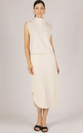 Corrine Scuba Midi Skirt