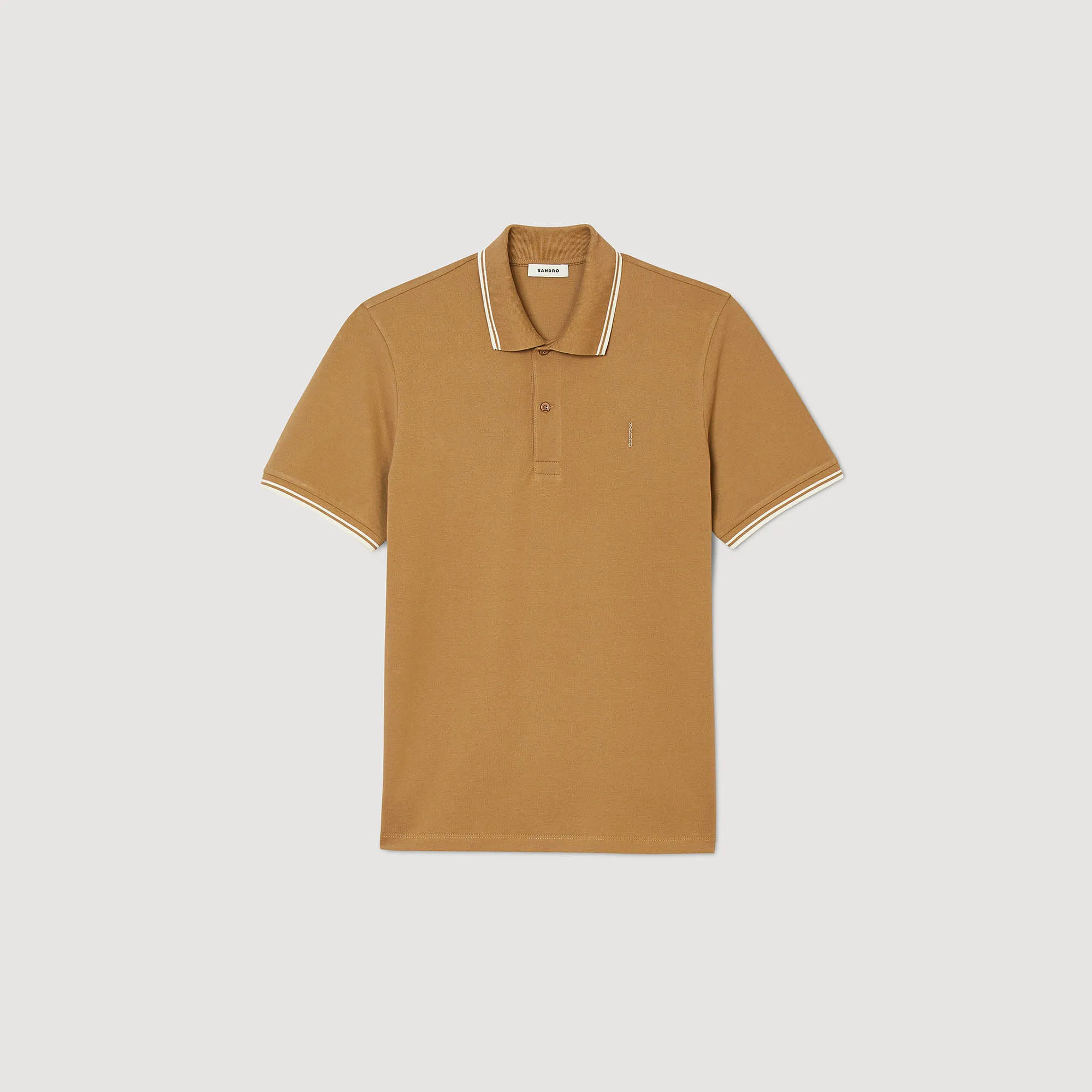 Cotton piqué polo shirt