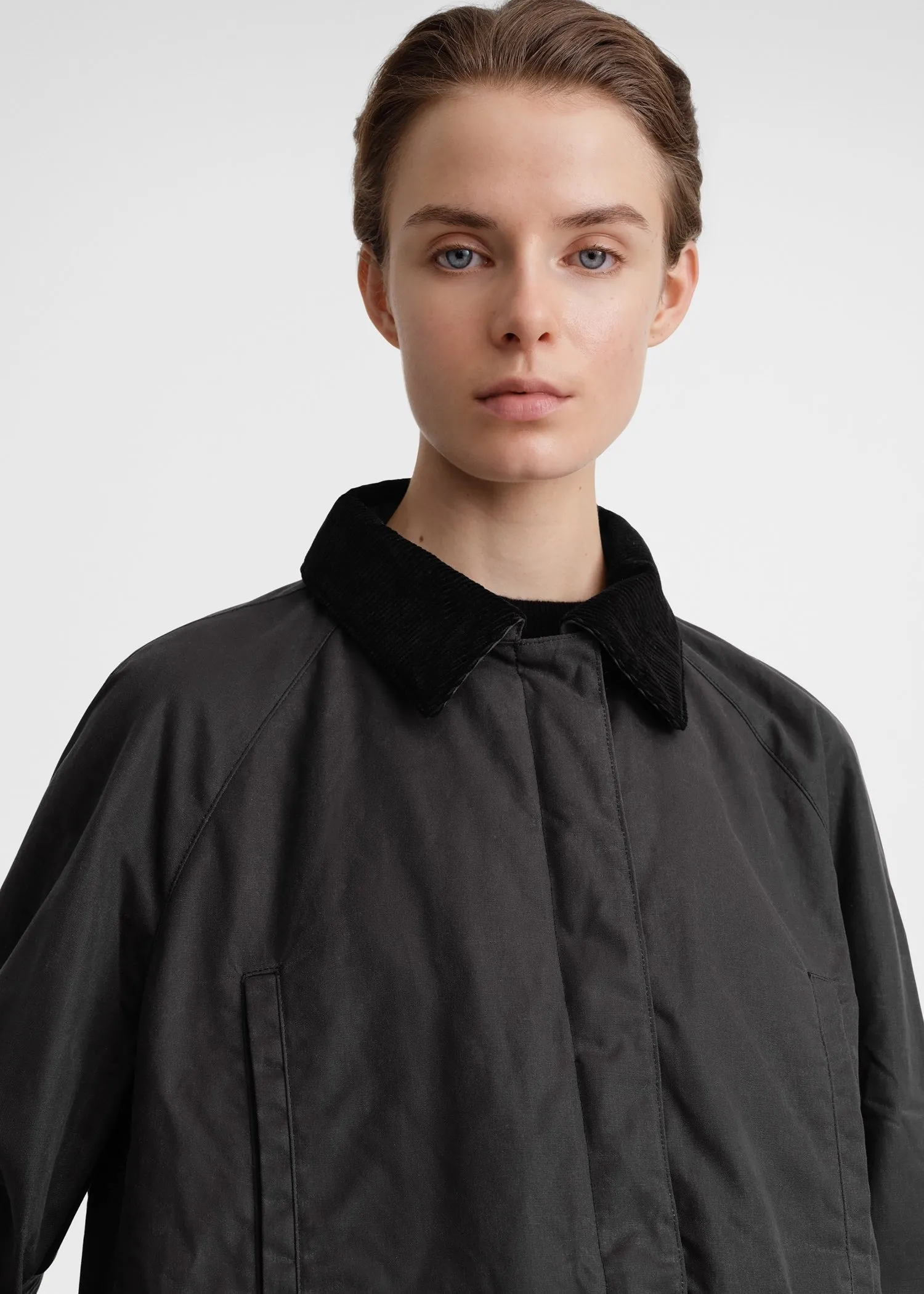 Country jacket washed black