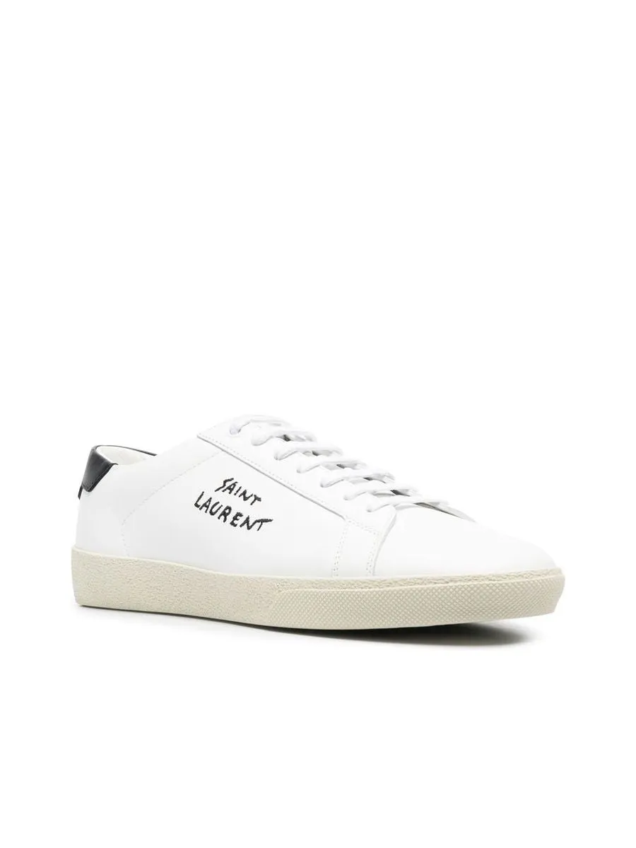 Court Classic SL/06 Embroidered Sneakers in Smooth Leather