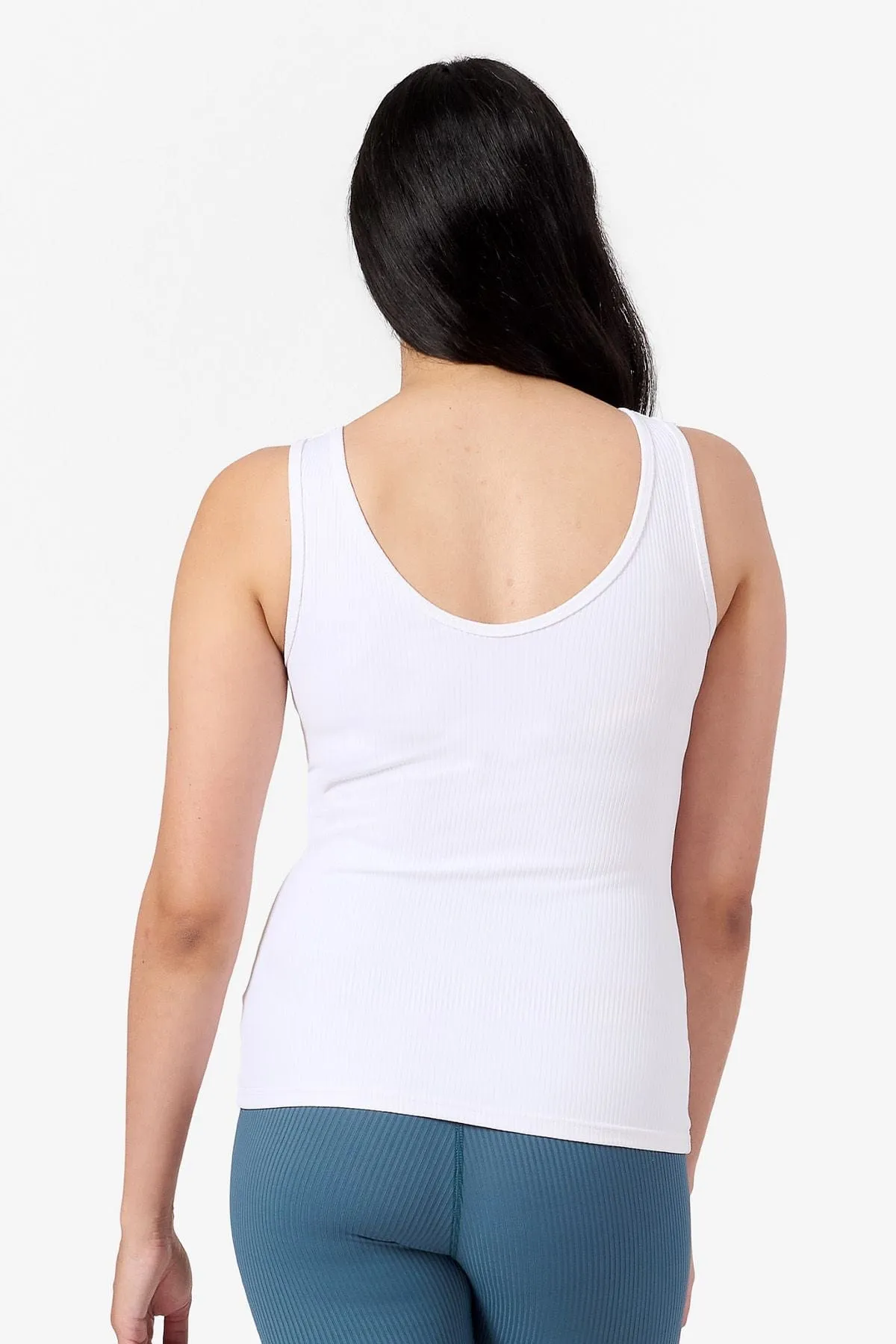 Crawford Tank in Crisp White