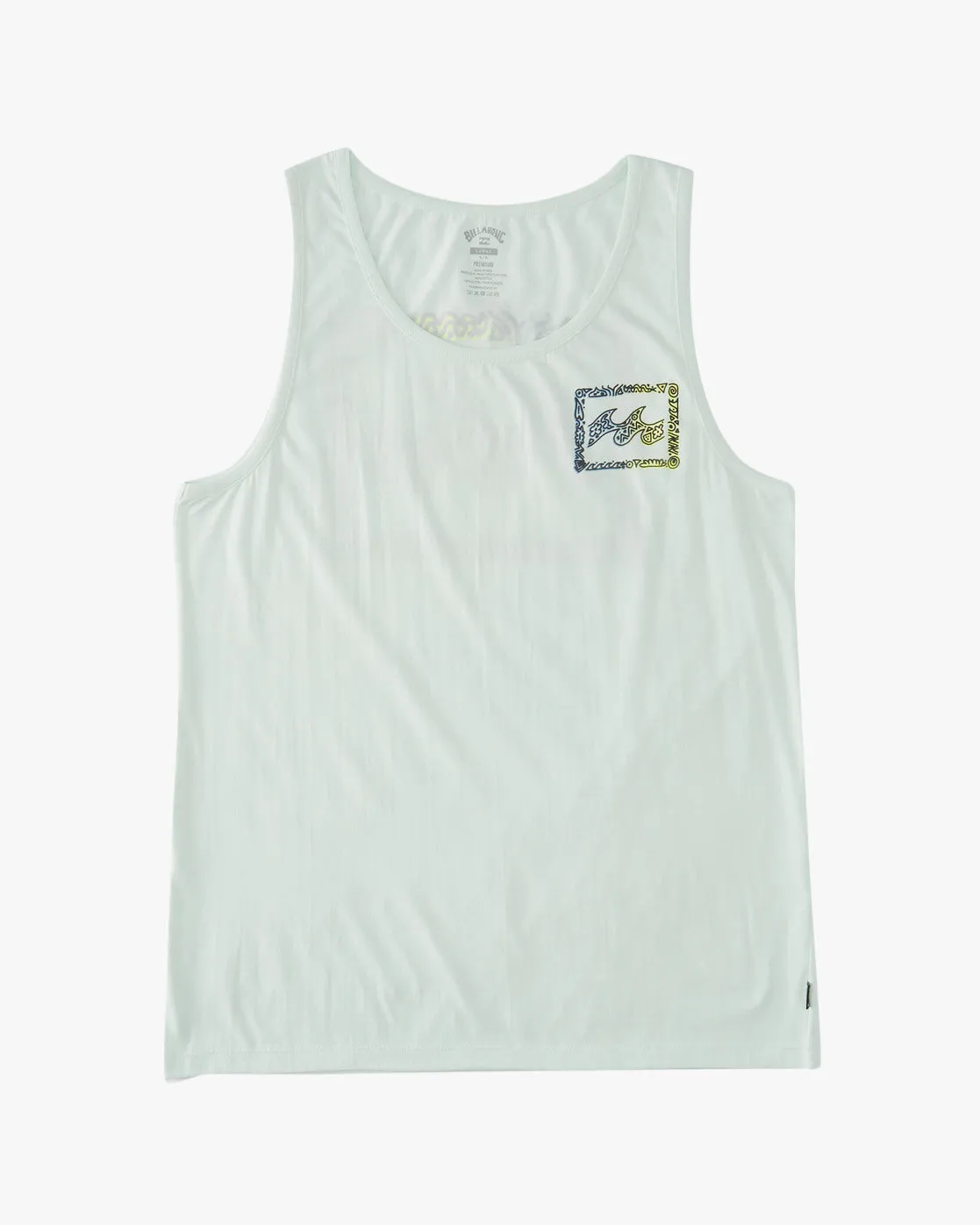 Crayon Wave Tank Top - Seaglass