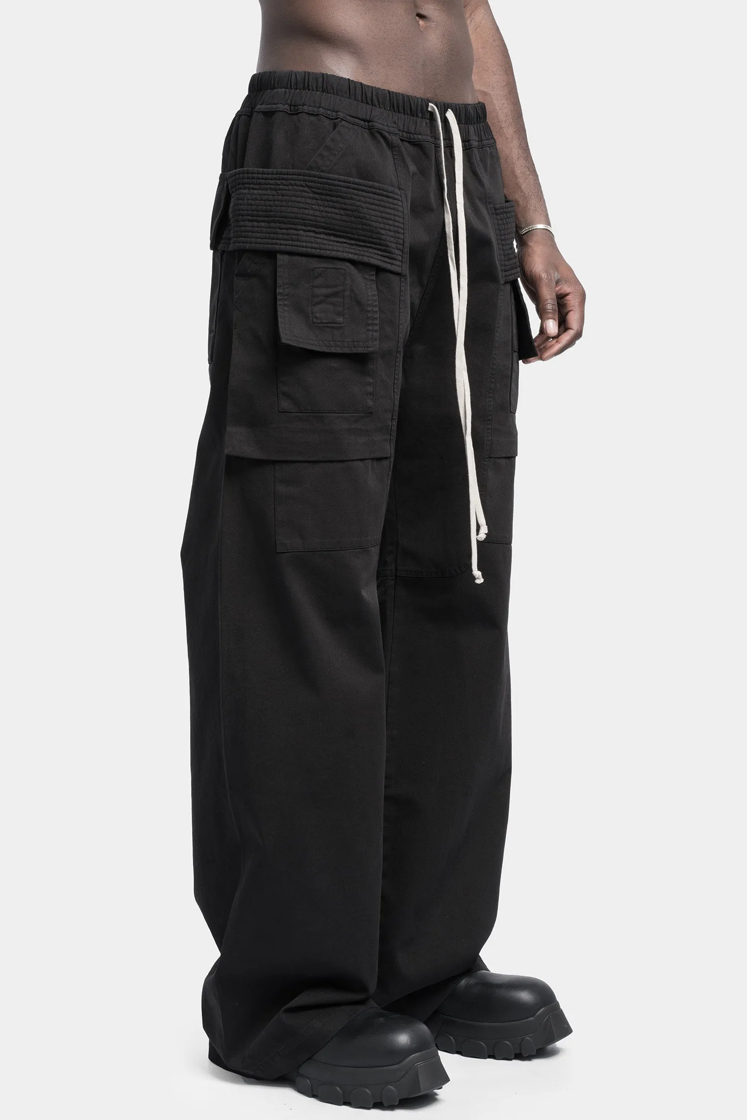 Creatch wide cargo pants