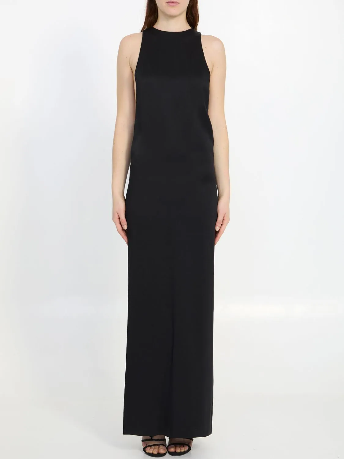 CREPE SATIN DRESS