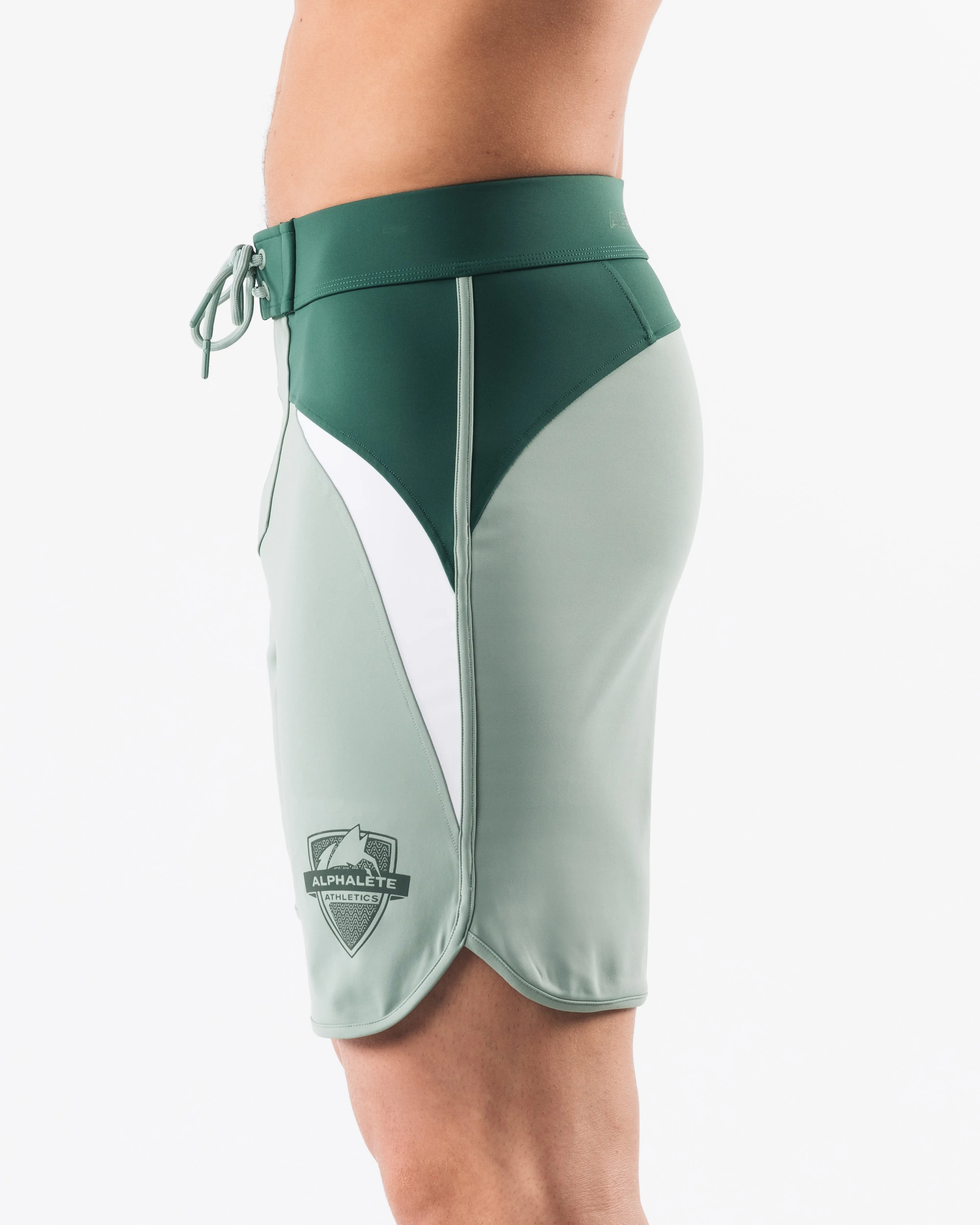 Crescent Boardshort - Emerald Green