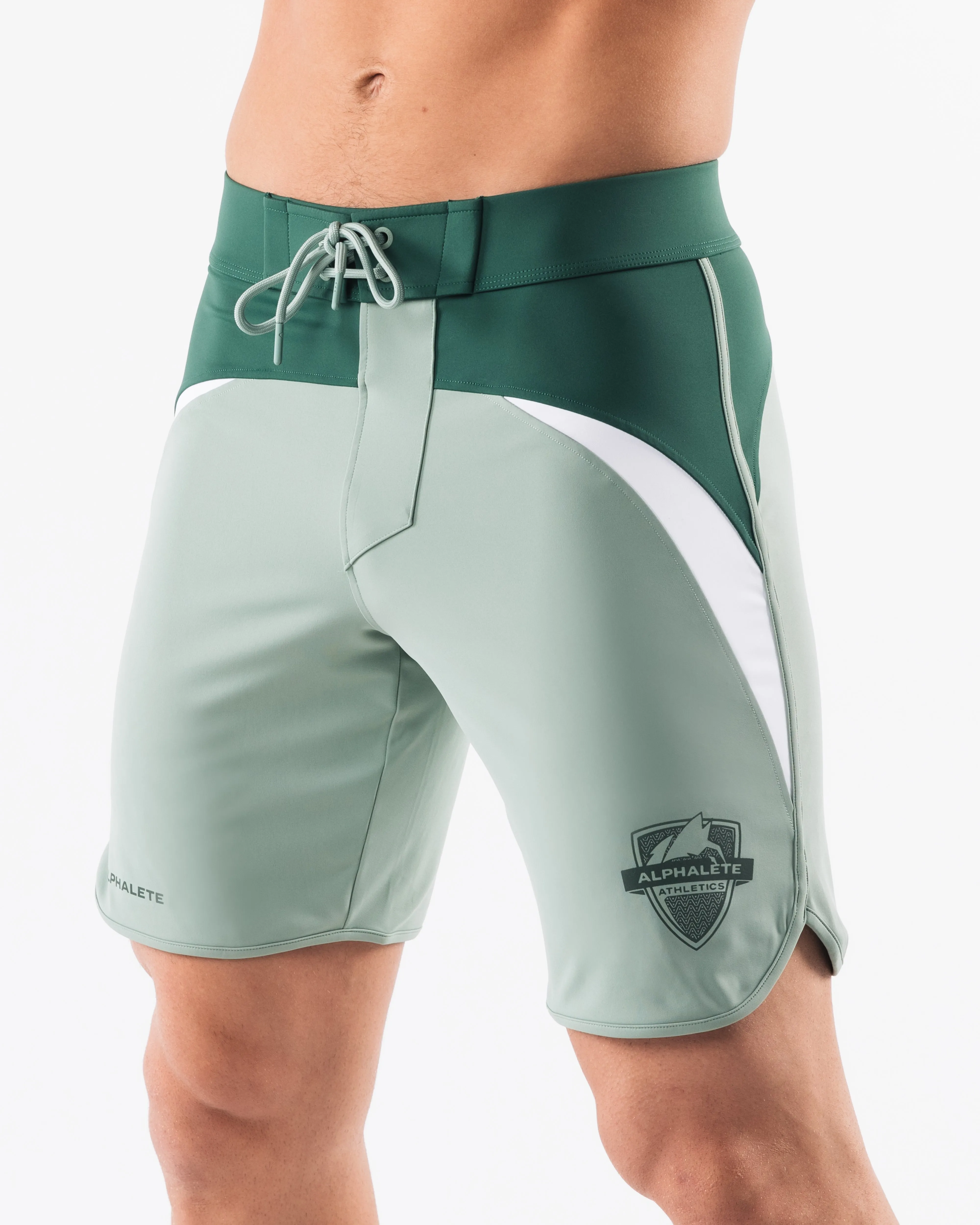 Crescent Boardshort - Emerald Green