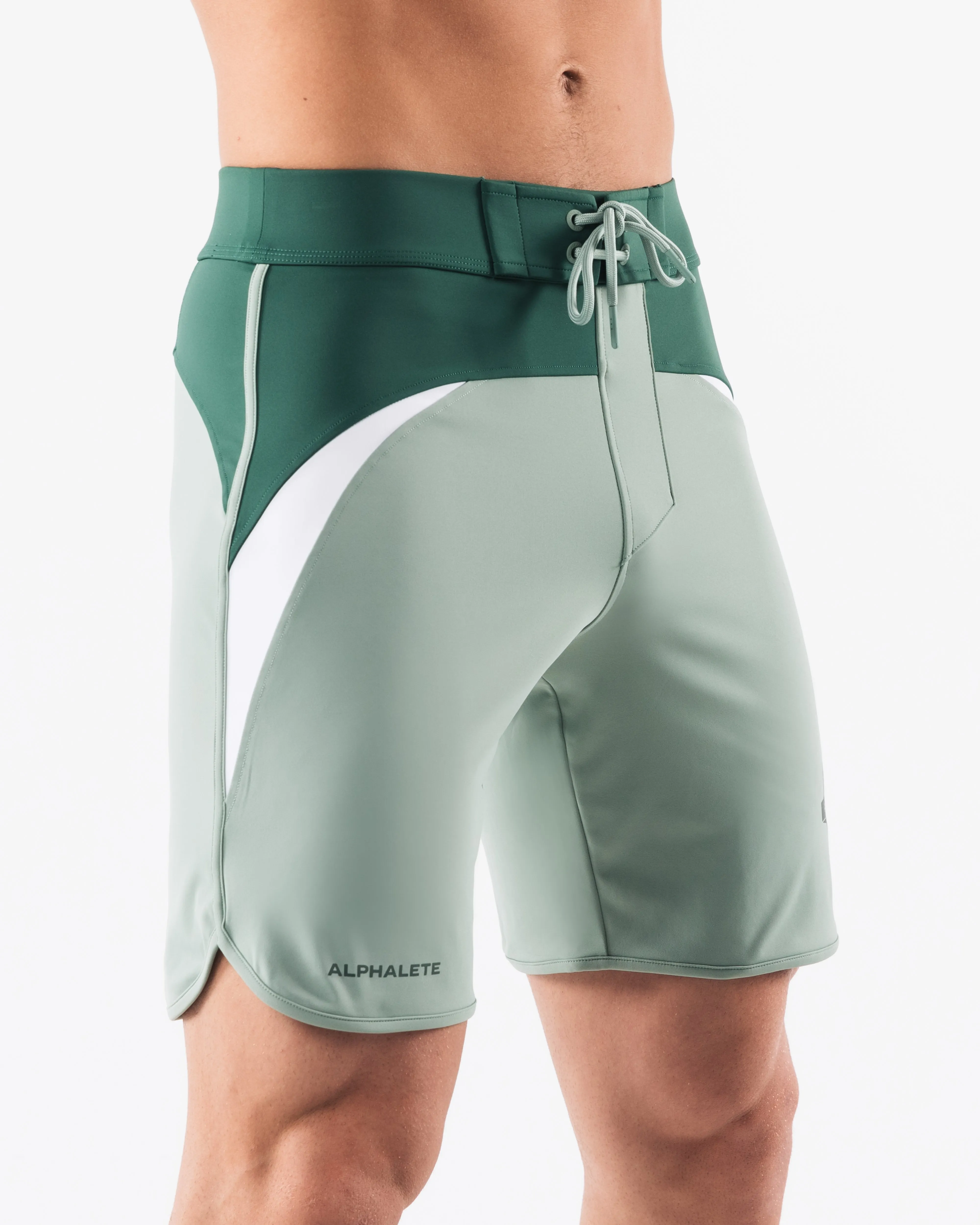 Crescent Boardshort - Emerald Green