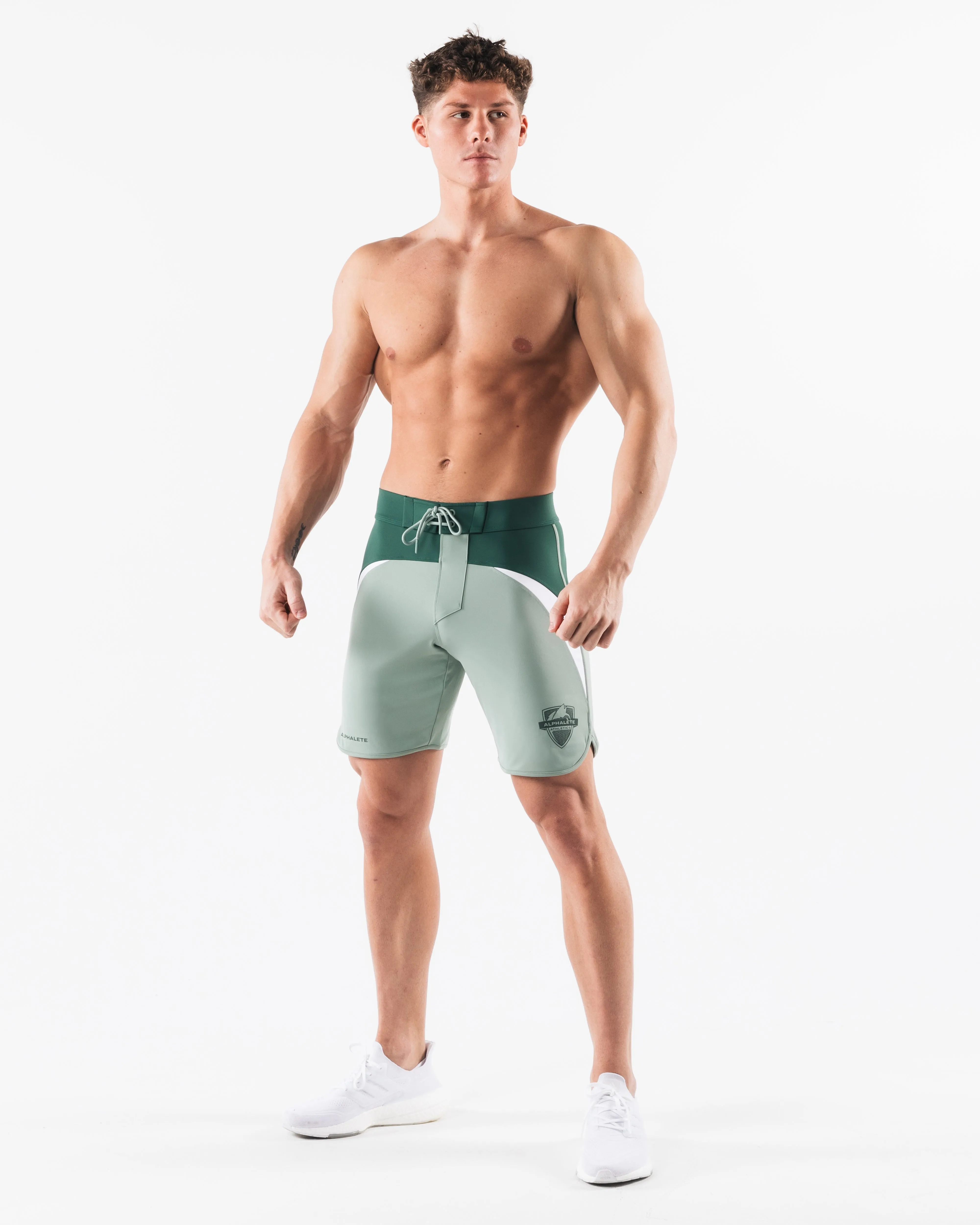 Crescent Boardshort - Emerald Green