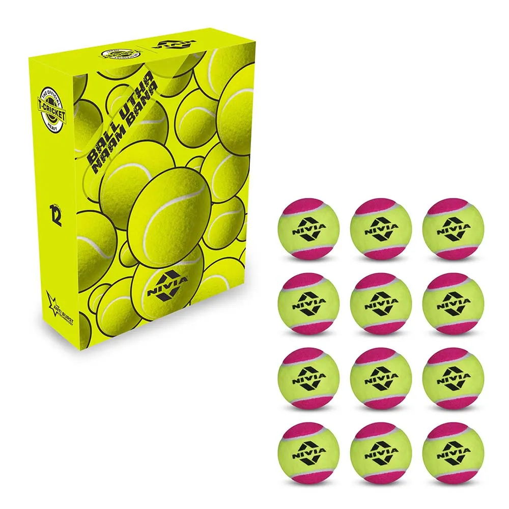 Cricket Tennis Ball Heavy (Pack of 12)