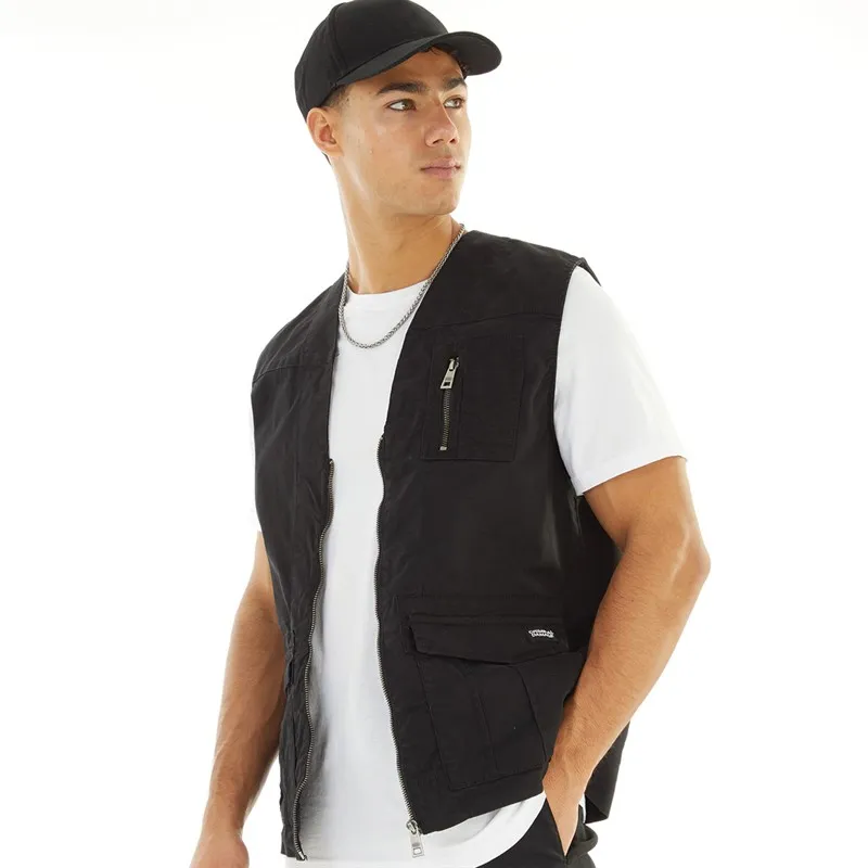 Criminal Damage Mens Trooper Vest Black