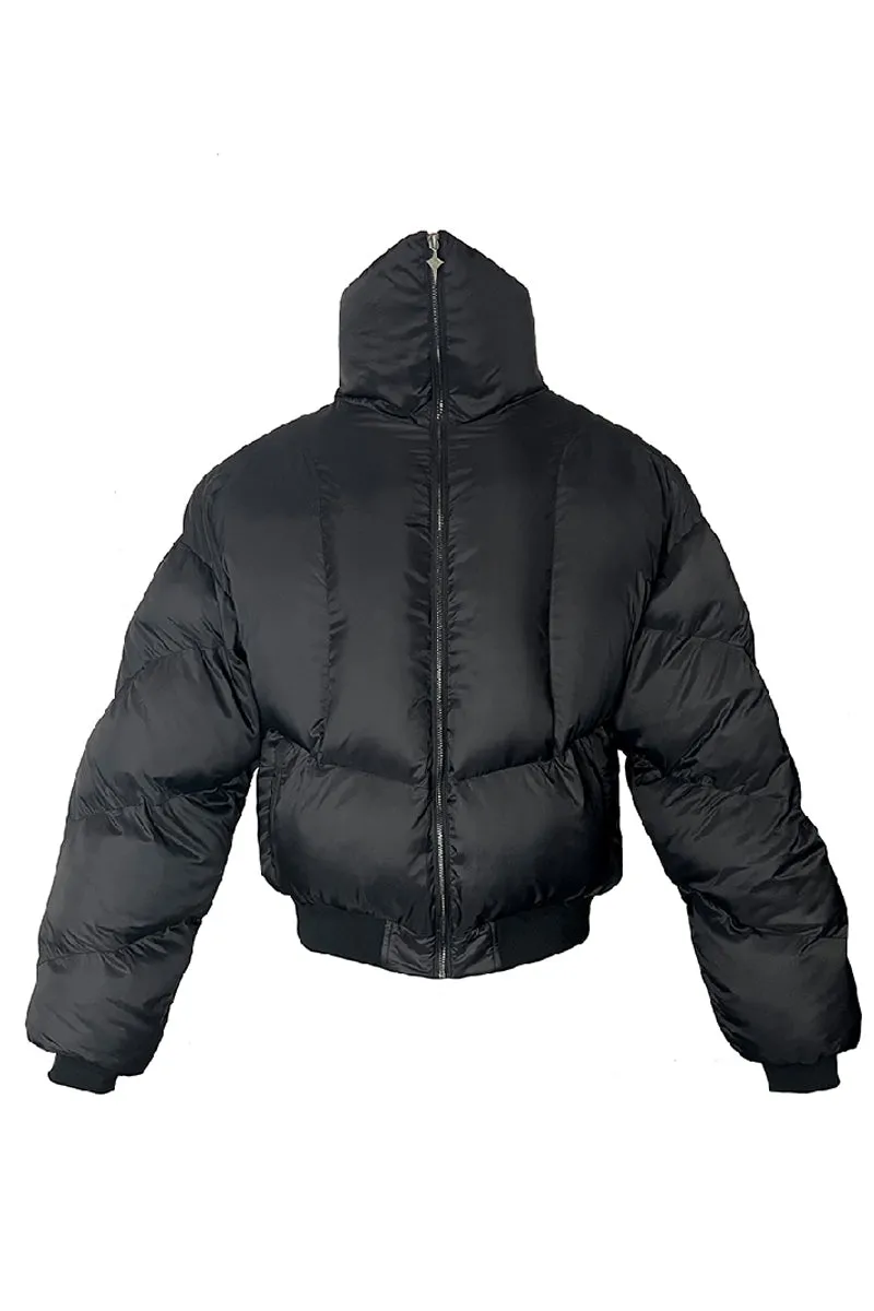 Cross-Star Black Armor Down Jacket